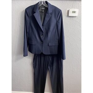 Jones New York Blue Pant Suit Size 12 Women Sydney
